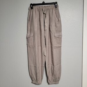 Sim and Sam Pants Grey Jogger Style no Size tag dots like Small